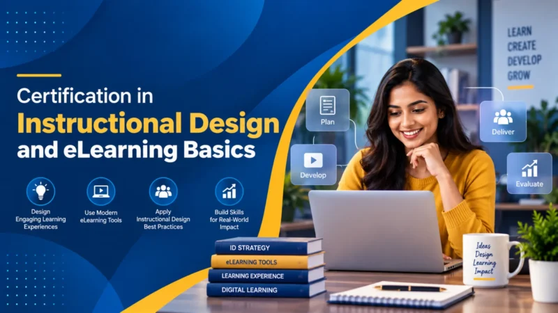 Certification in Instructional Design and eLearning Basics