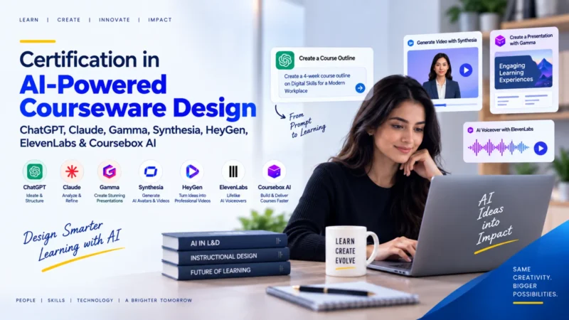 Certification in AI-Powered Courseware Design