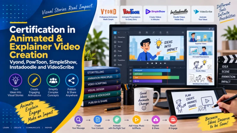 Certification in Animated & Explainer Video Creation