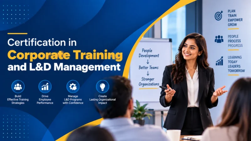 Certification in Corporate Training and L&D Management