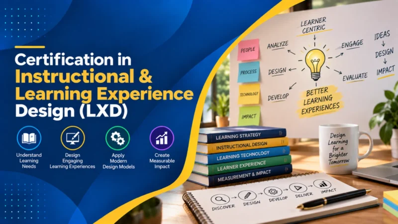 Certification in Instructional & Learning Experience Design