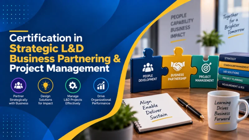 Certification in Strategic L&D Business Partnering & Project Management